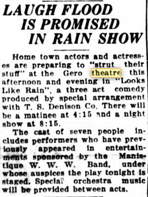 Oak Theater - Nov 15 1928